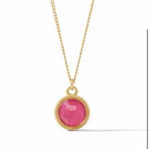 Julie Vos Fleur-de-Lis Solitaire Necklace